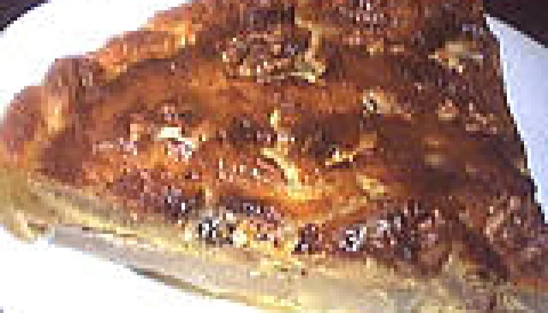 Tarte au roquefort et poires