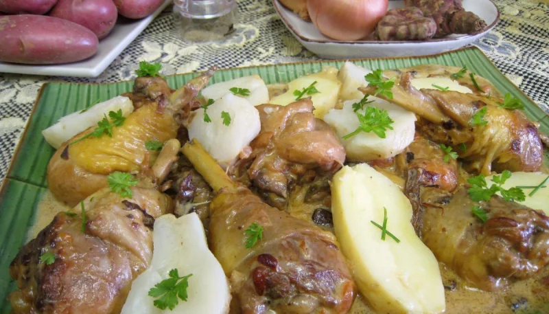 Abattis et pilons en blanquette