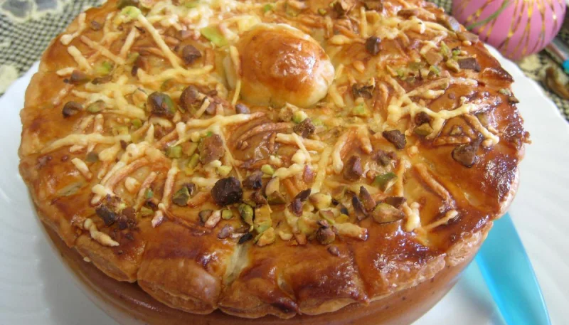 Velouté de cèpes à la landaise et son béret