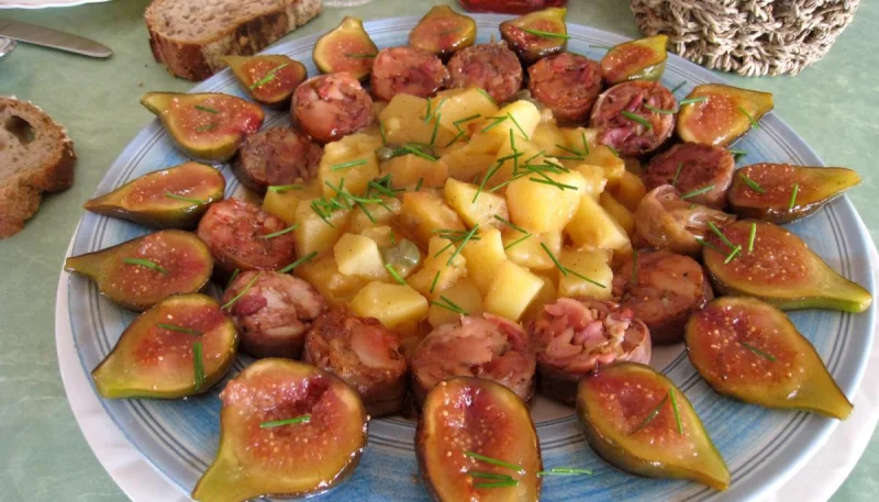 Andouillettes aux figues