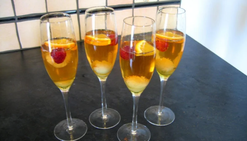 Cocktail au champagne