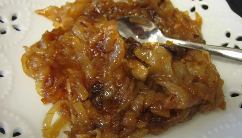 Confiture d'oignons au cognac