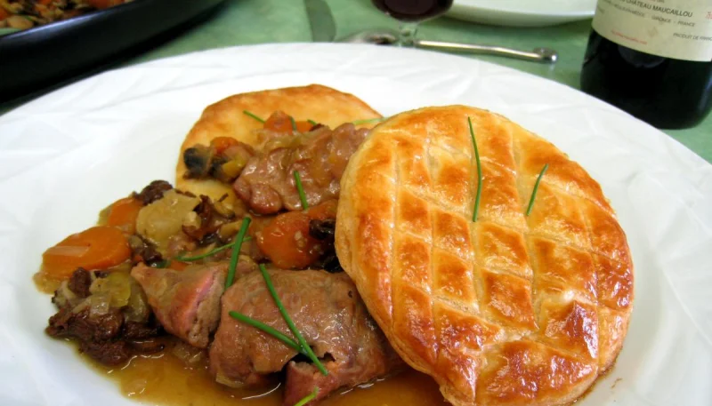 Feuilletés de ris de veau et champignons