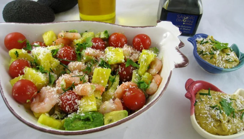 Salade à l'ananas exotique façon Pierrot