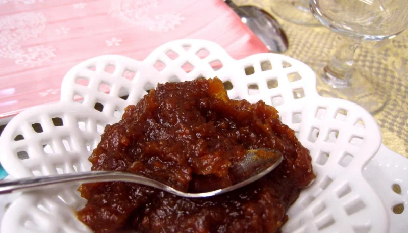 Chutney aux dattes et aux carottes