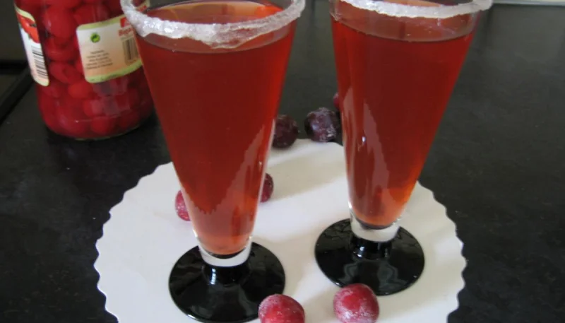 Cocktail au Bourbon et aux cerises