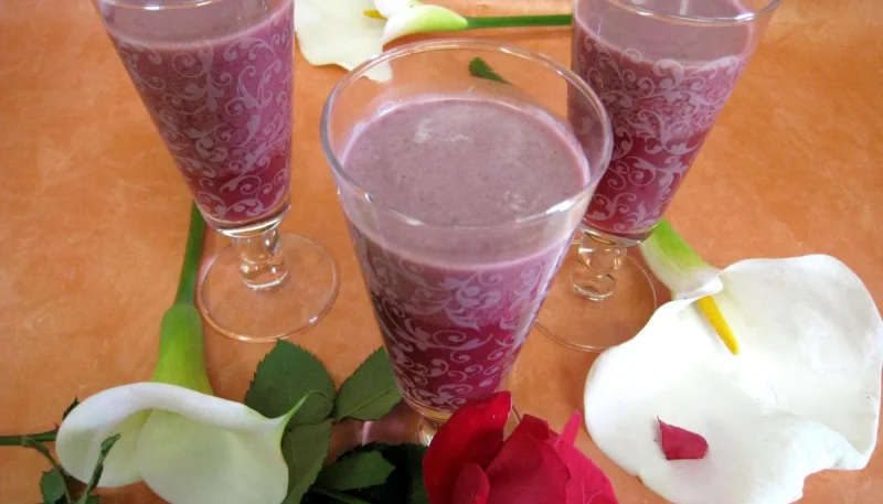 Cocktail de crème de mûres à l'armagnac