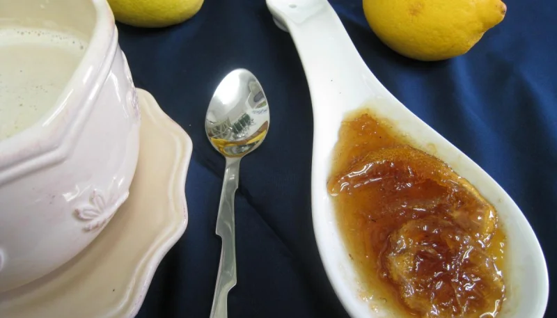 Marmelade de citron à la vanille