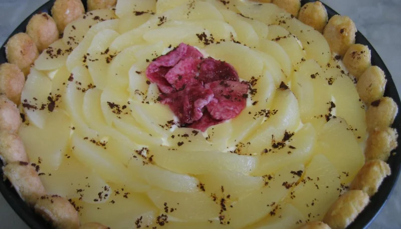 Mascarpone ou tiramisu aux poires