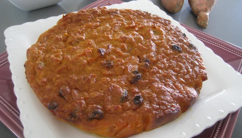 Gâteau de patates douces à la réunionnaise