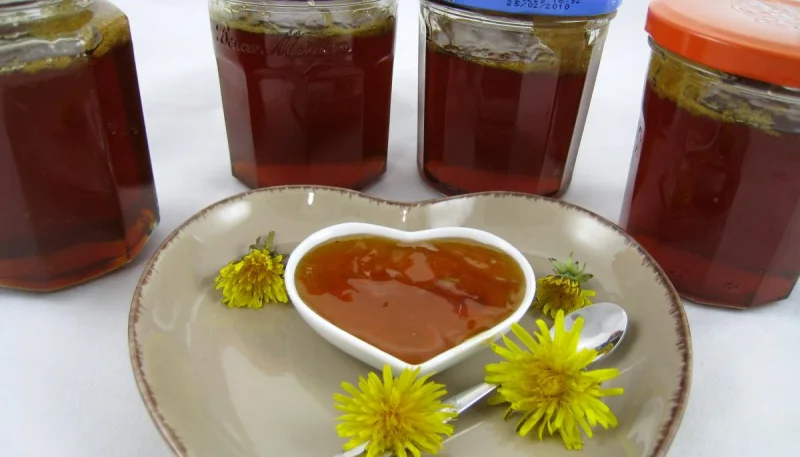 Gelée ou cramaillote de fleurs de pissenlits