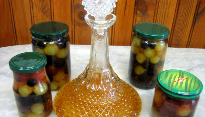 Raisins au vinaigre parfumé