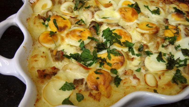 Roussette en purée