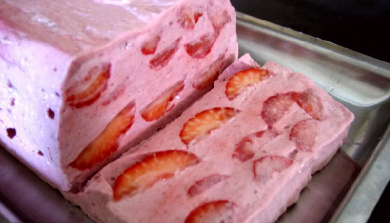 Terrine de fraises et framboises