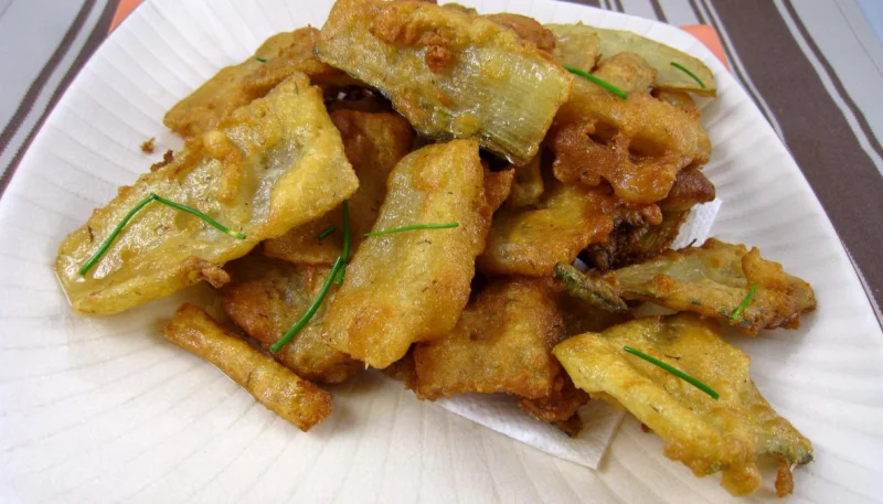 Beignets de cardes de bettes