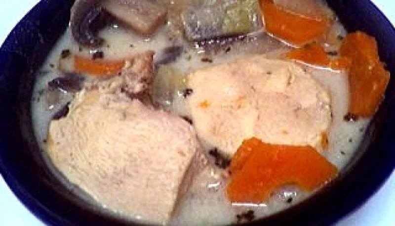 Blancs de poulet en blanquette