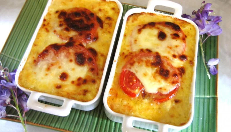 Blancs de poulet et sa purée de maïs