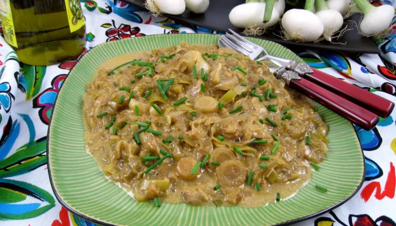 Blanquette aux endives et aux poireaux