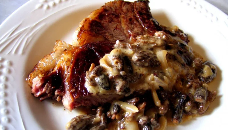 Boeuf aux morilles