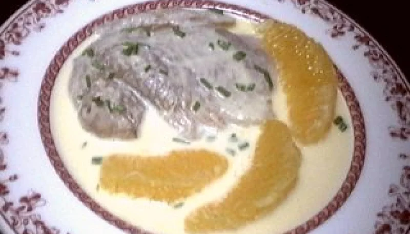 Lieu au beurre d'oranges