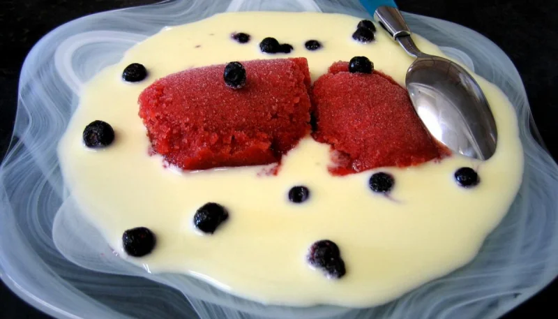 Sorbet aux fraises