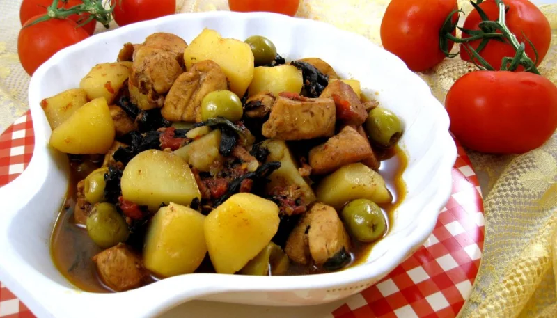 Blancs de poulet bastiaise façon Corse