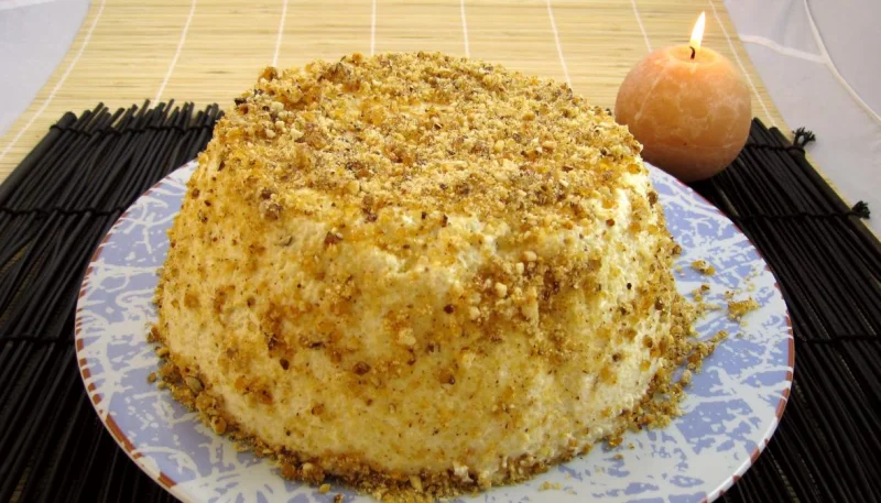 Bavarois aux noisettes façon allemande