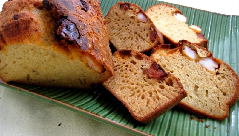 Cake au chorizo et crevettes