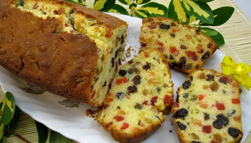 Cake aux fruits confits
