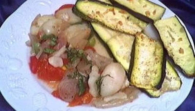 Calamars aux poivrons