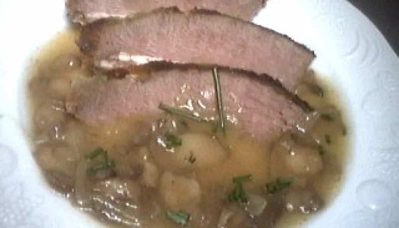 Chevreuil au vin blanc