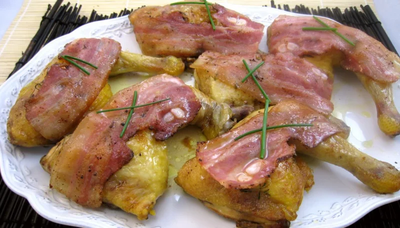 Cuisses de poulet grillées façon américaine
