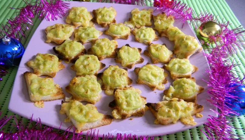 Canapés aux choux de Bruxelles