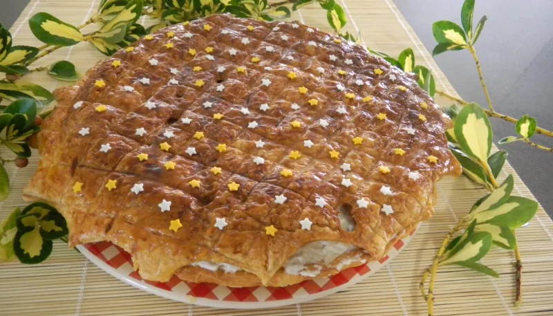 Galette des rois à la chantilly
