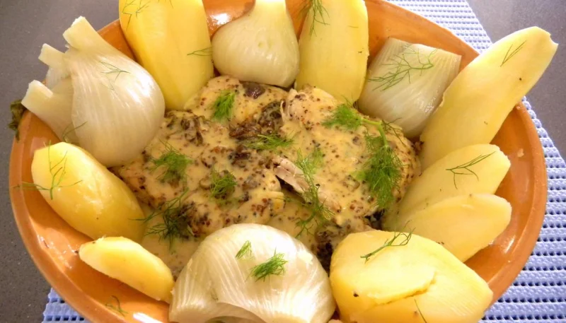 Filets de lieu noir à la moutarde