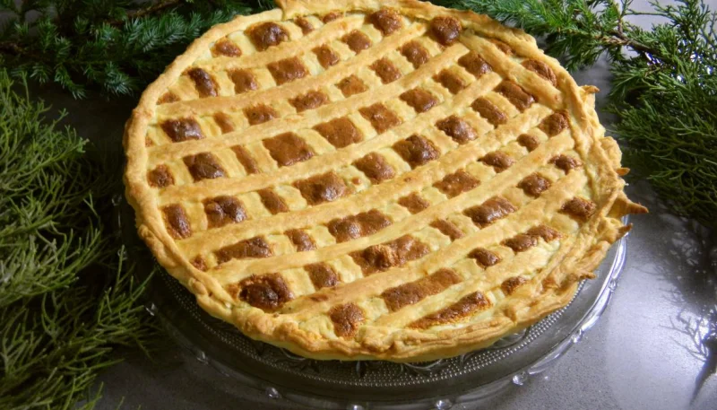 Tarte au fromage blanc et au chèvre