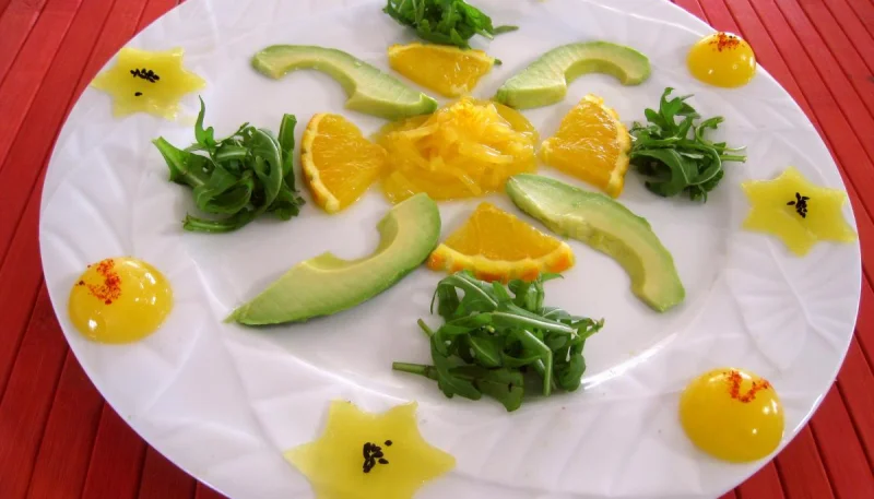 Spaghettis moléculaires aux avocats