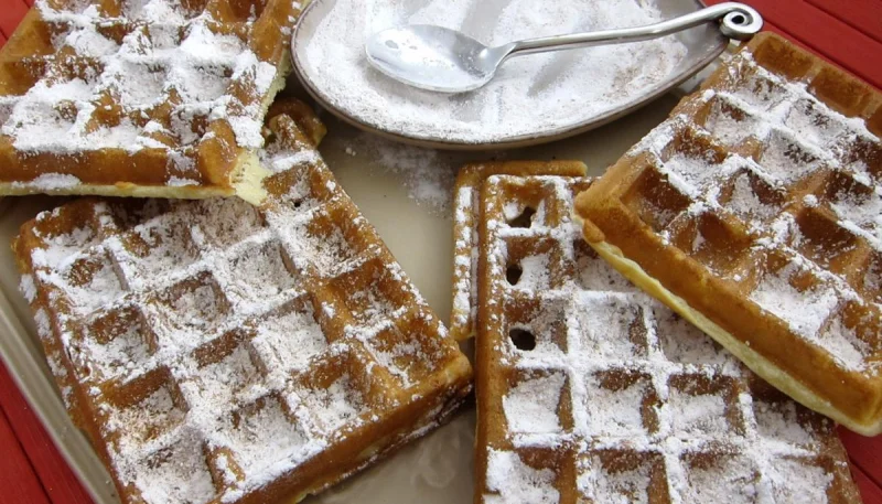 Gaufres au sucre et à la cannelle