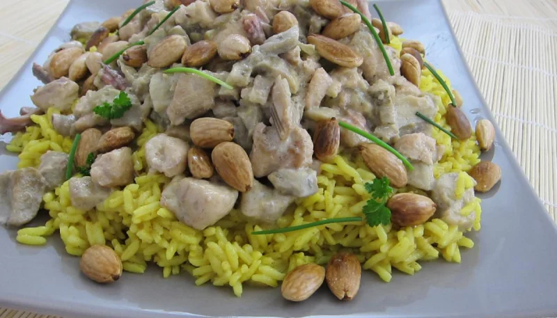 Risotto à la saumonette et encornet