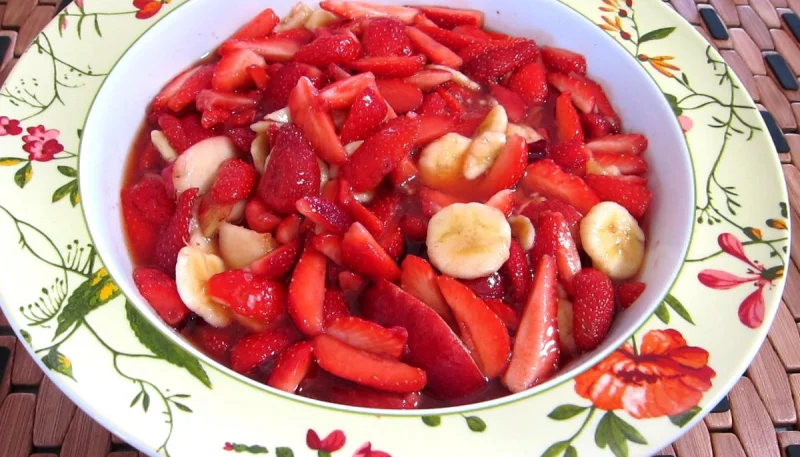 Fraises au kirsch