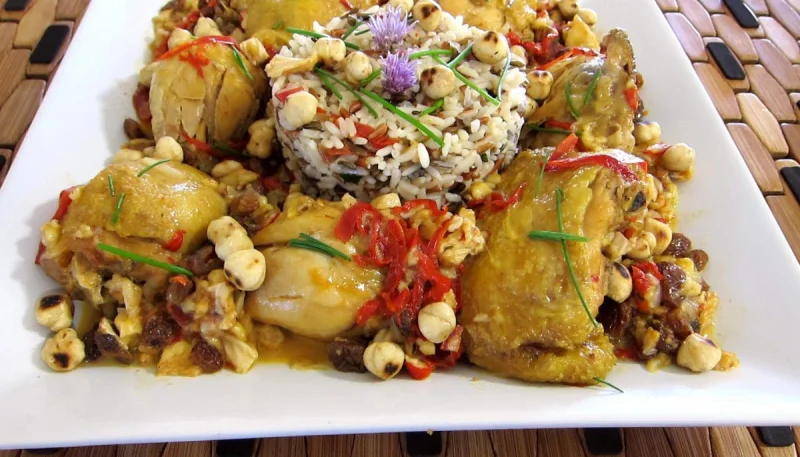 Fricassée de poulet au coulommiers