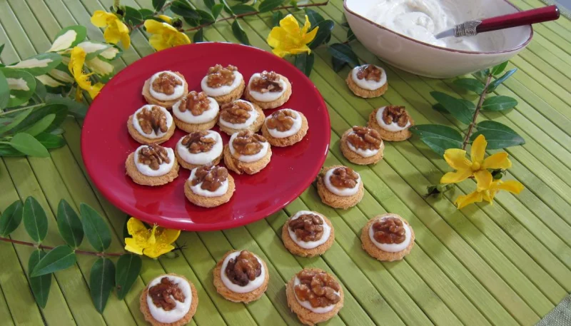 Canapés aux noix