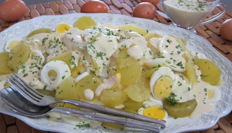 Pommes de terre à la sauce au mascarpone