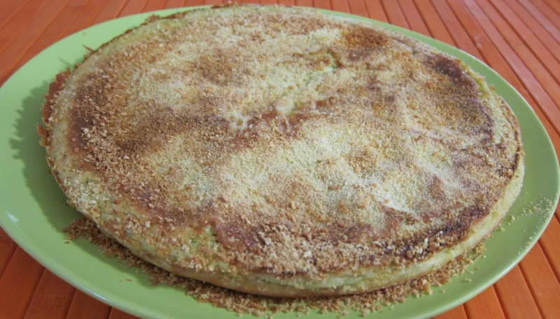 Tourte à la laitue romaine