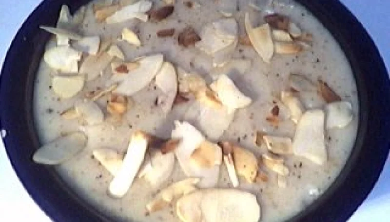 Crème aux amandes et au miel