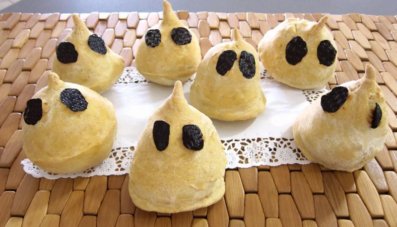 Halloween les pains fantômes
