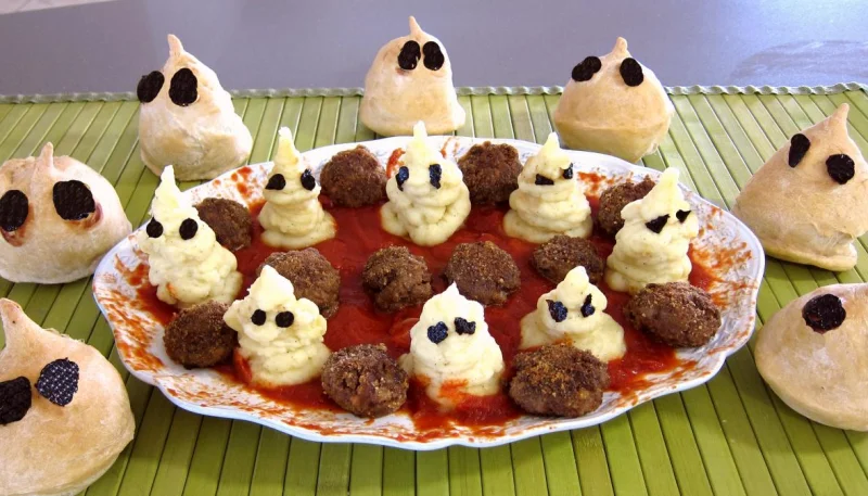 Halloween et sa purée fantôme
