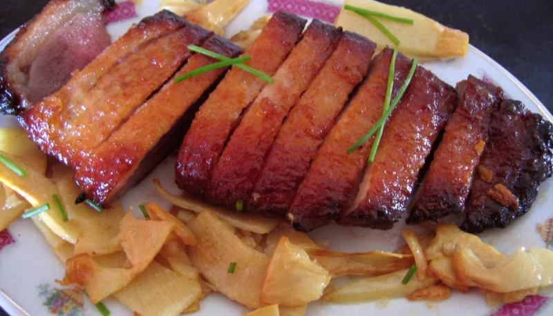 Canard laqué au miel