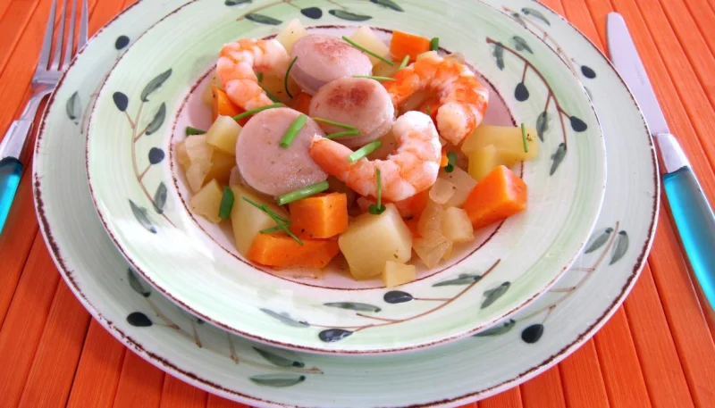Wok de légumes au Jurançon