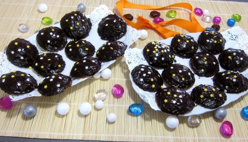 Ravioles de pommes au chocolat